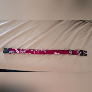 Large UGA Bulldogs dog collar